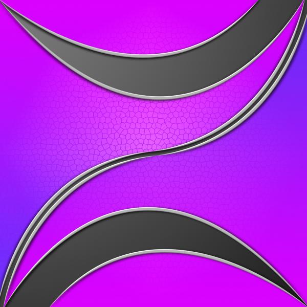 Purple Leaves Background Means Bent Lines And Plants