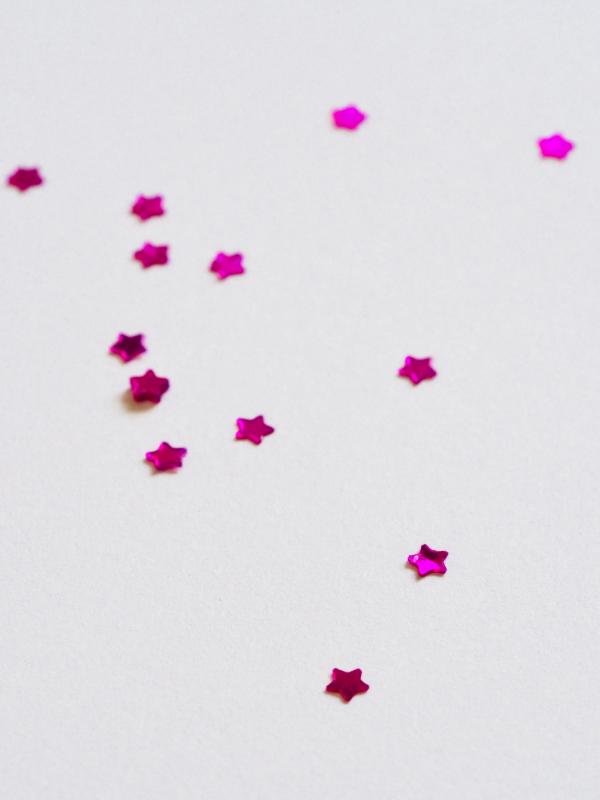Purple Star Ornaments