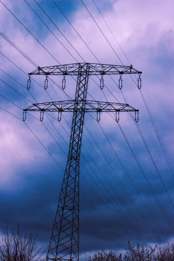 Pylon near Darsser Strasse, Hohenschoenhausen