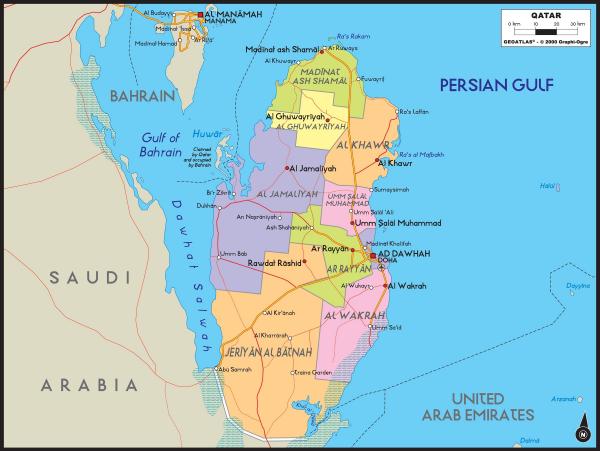 Qatar Map