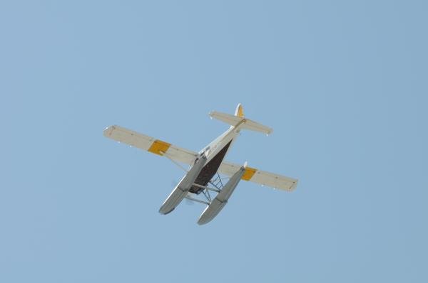 RC plane flying