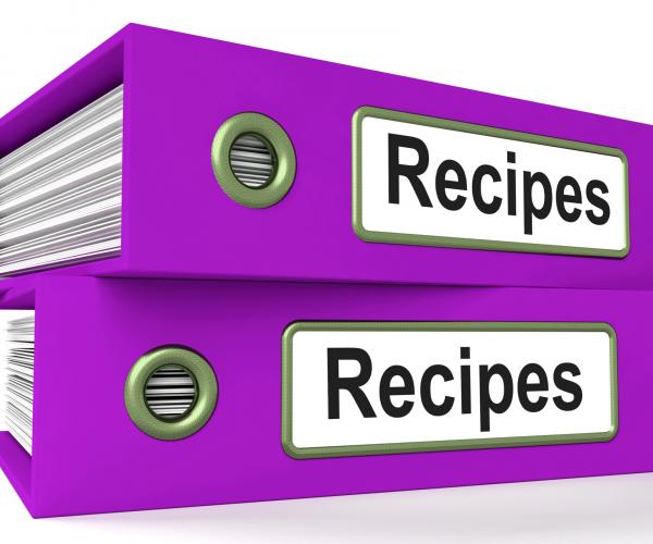Recipes Folders Means Meals And Cooking Instructions