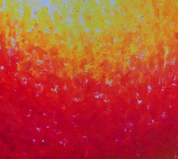 Red and Orange Paint Background