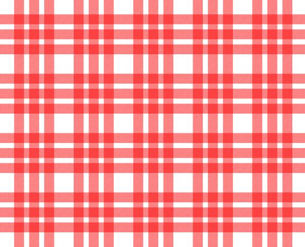 Red and white tablecloth pattern