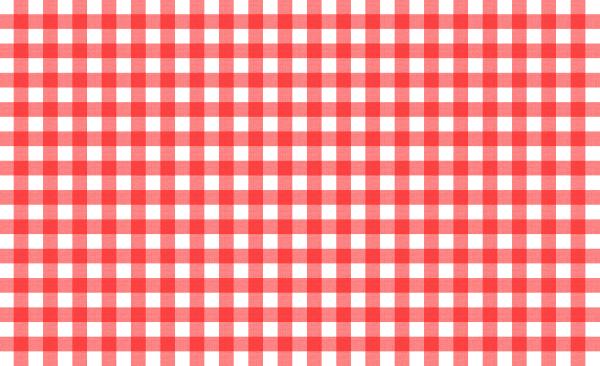 Red and white tablecloth pattern