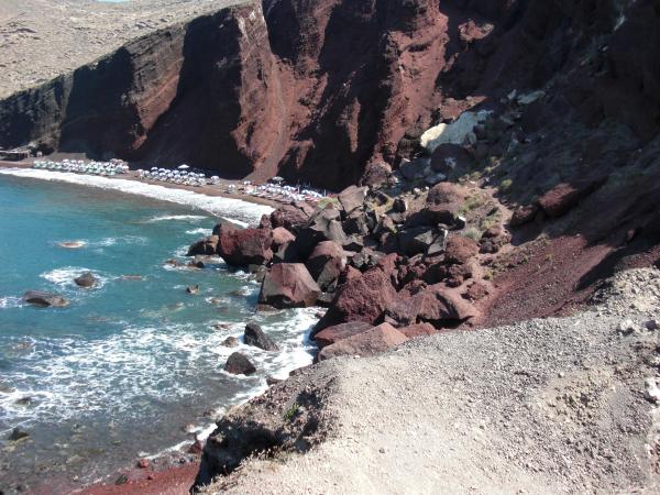 Red Beach, Santorini Island, Greece