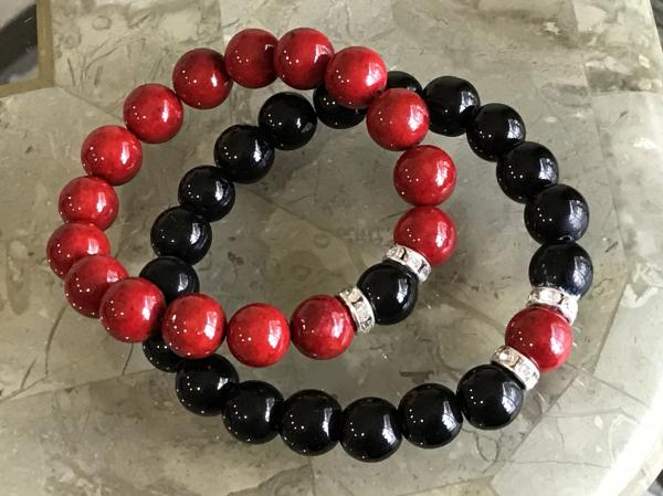 Red beads