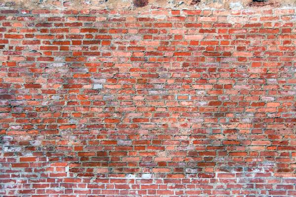 Red brick wall