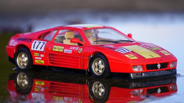 Red Coupe Car Toy