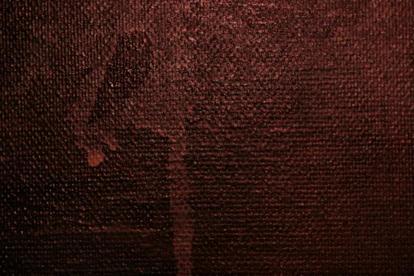 Red painted canvas