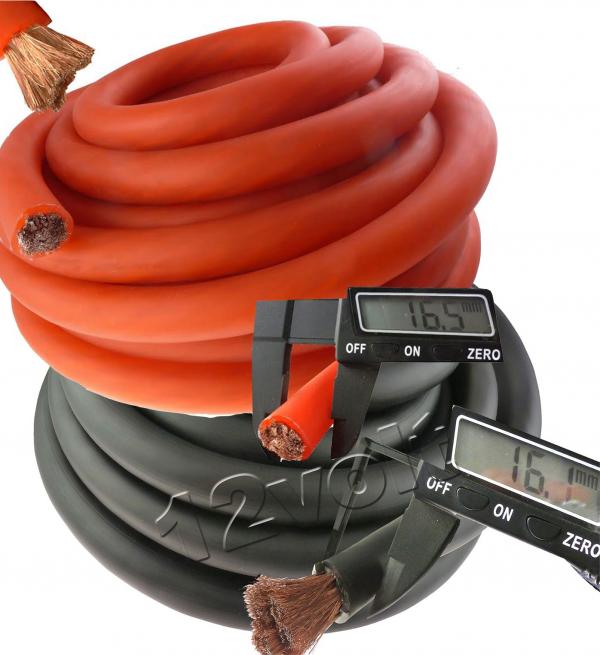 Red power cable