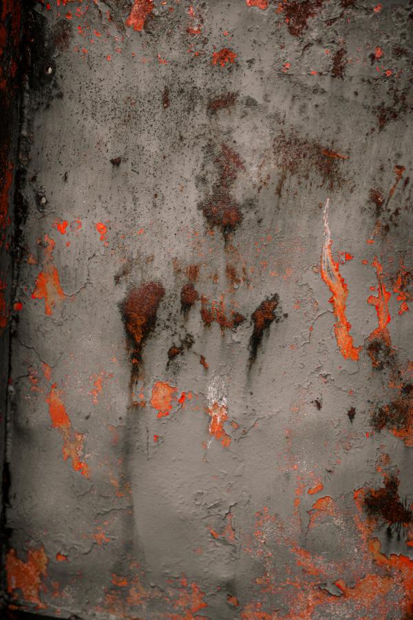 Red Rusted Metal
