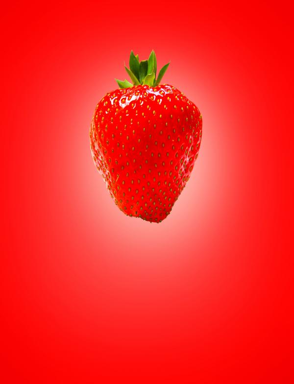 Red (Strawberry) on Red (Background)