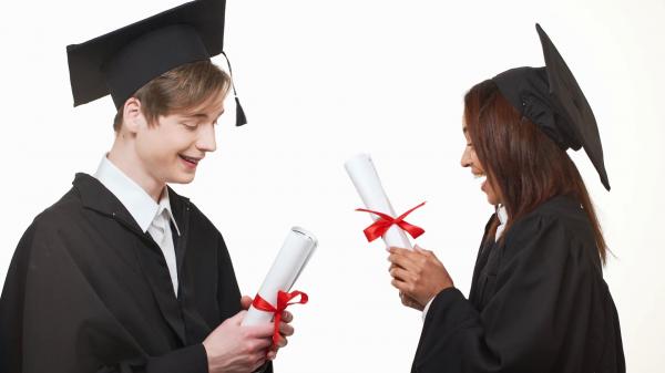 rejoicing graduate