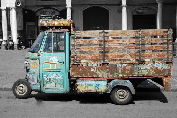 Rickshaw on the Road