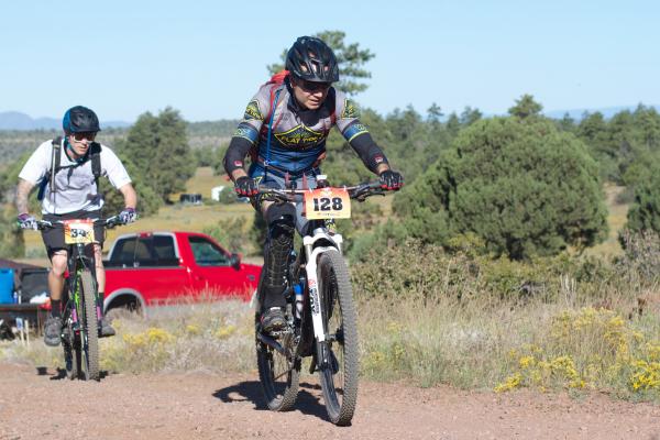 Rider 34 and Rider 128 Fire On The Rim 2016