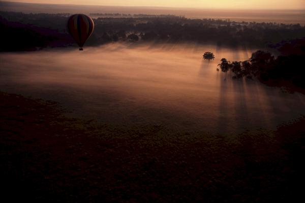 Riding on the Hot Air Balloon
