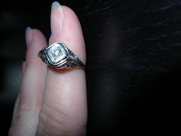 Ring on a finger