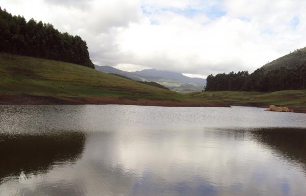 River and Mountains