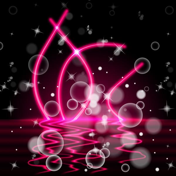 River of Pink Neon