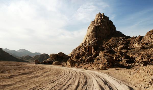 Road through the desert