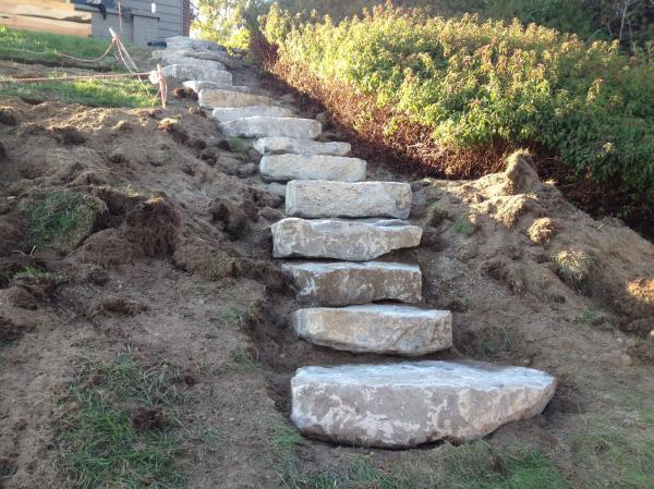 Rock stairs