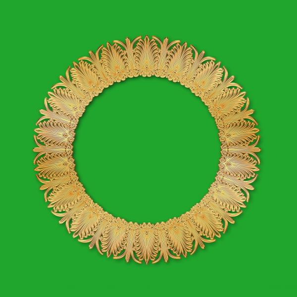 Round Ornamental Frame