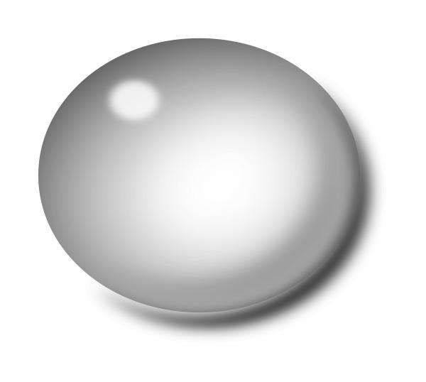 Round Water Droplets