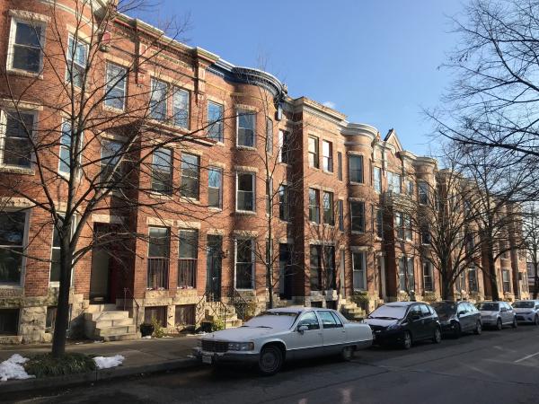 Rowhouses, 2600 block of N. Calvert Street, Baltimore, MD 21218