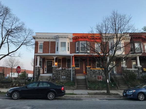 Rowhouses, 300 block (south side) of E. 30th Street, Baltimore, MD 21218