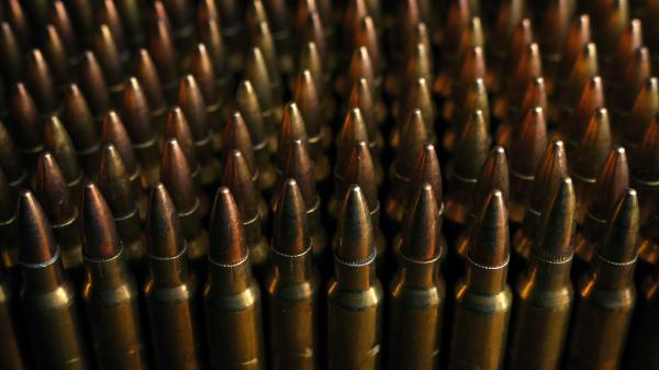 Rows of bullets