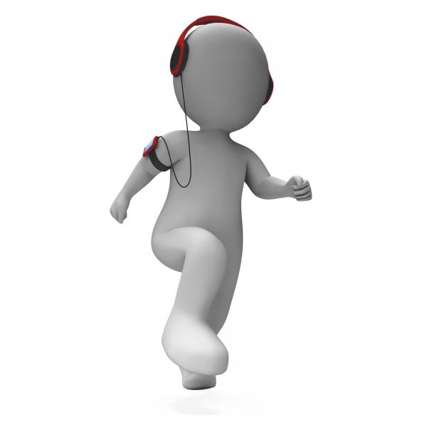 Runner Character Listen To Music Shows Music Listening Jogging