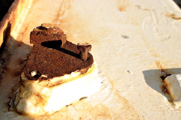 Rusted bolts