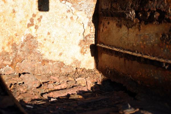 Rusted container