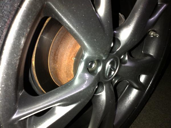 Rusted hub
