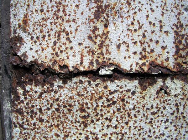 Rusted metal