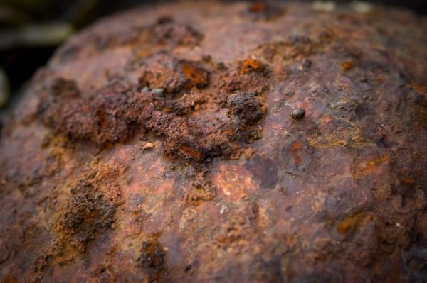 Rusted metal