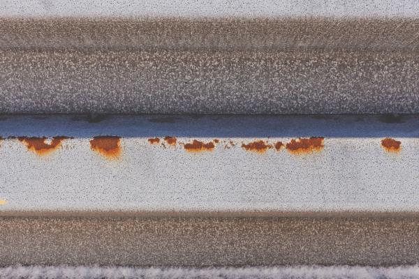 Rusted Metal Fence Texture