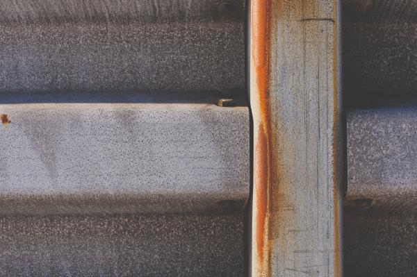 Rusted Metal Fence Texture