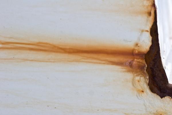 Rusted metal surface