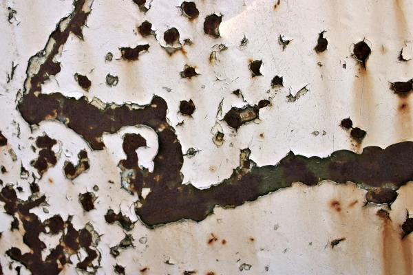 Rusted metal surface