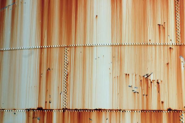 Rusted metal surface