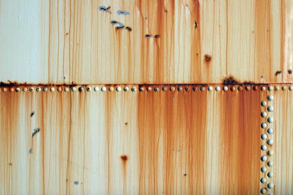 Rusted metal surface