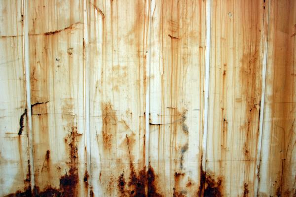 Rusted metal surface