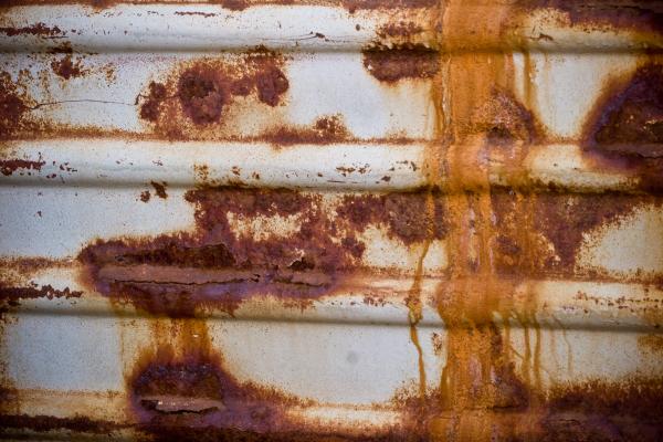 Rusted metal surface