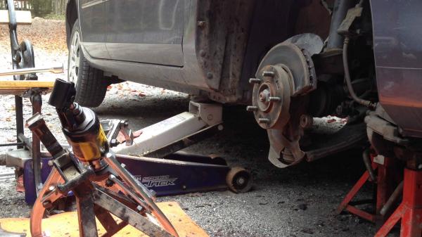 Rusted pulling gear