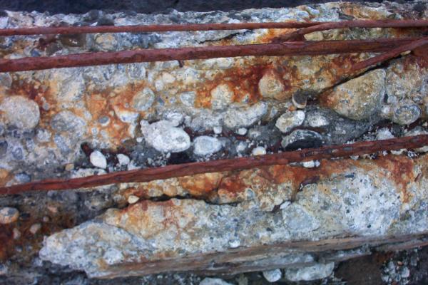 Rusted wall texture