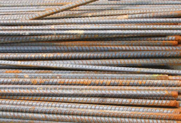 Rusty Iron Bars Stack