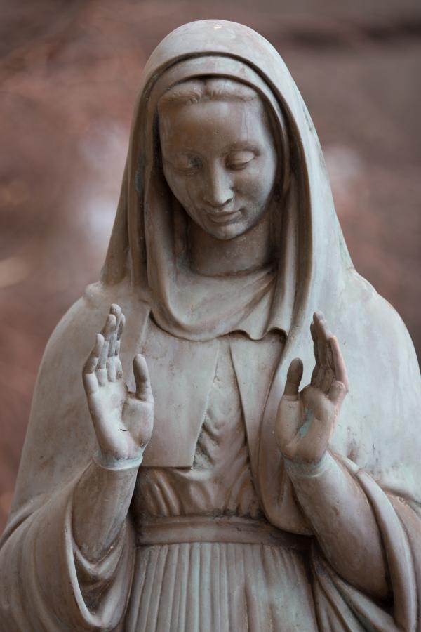 Sad Woman Sculpture