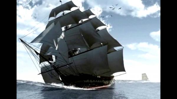 Sailing ships sails